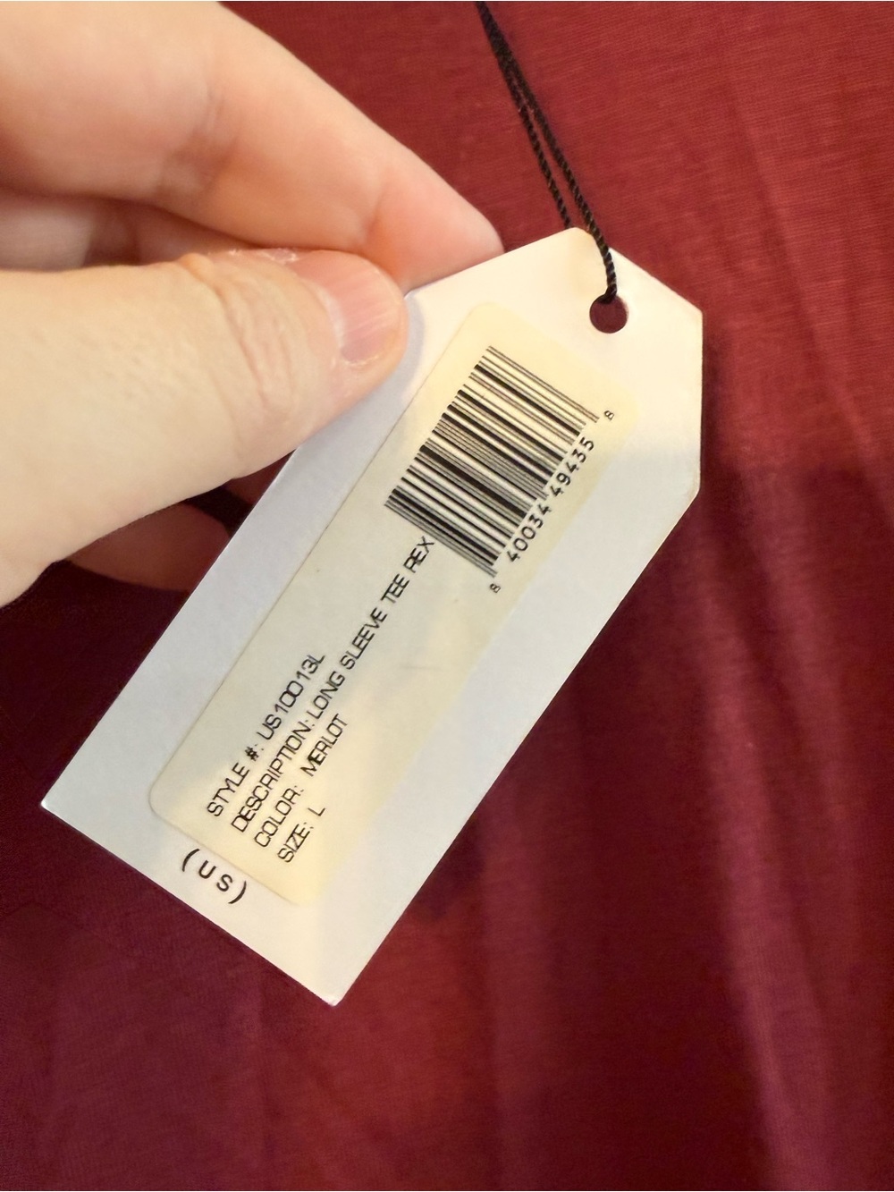 Universal Standard Long-Sleeve Crewneck Top - Wine - Picture 2 of 7